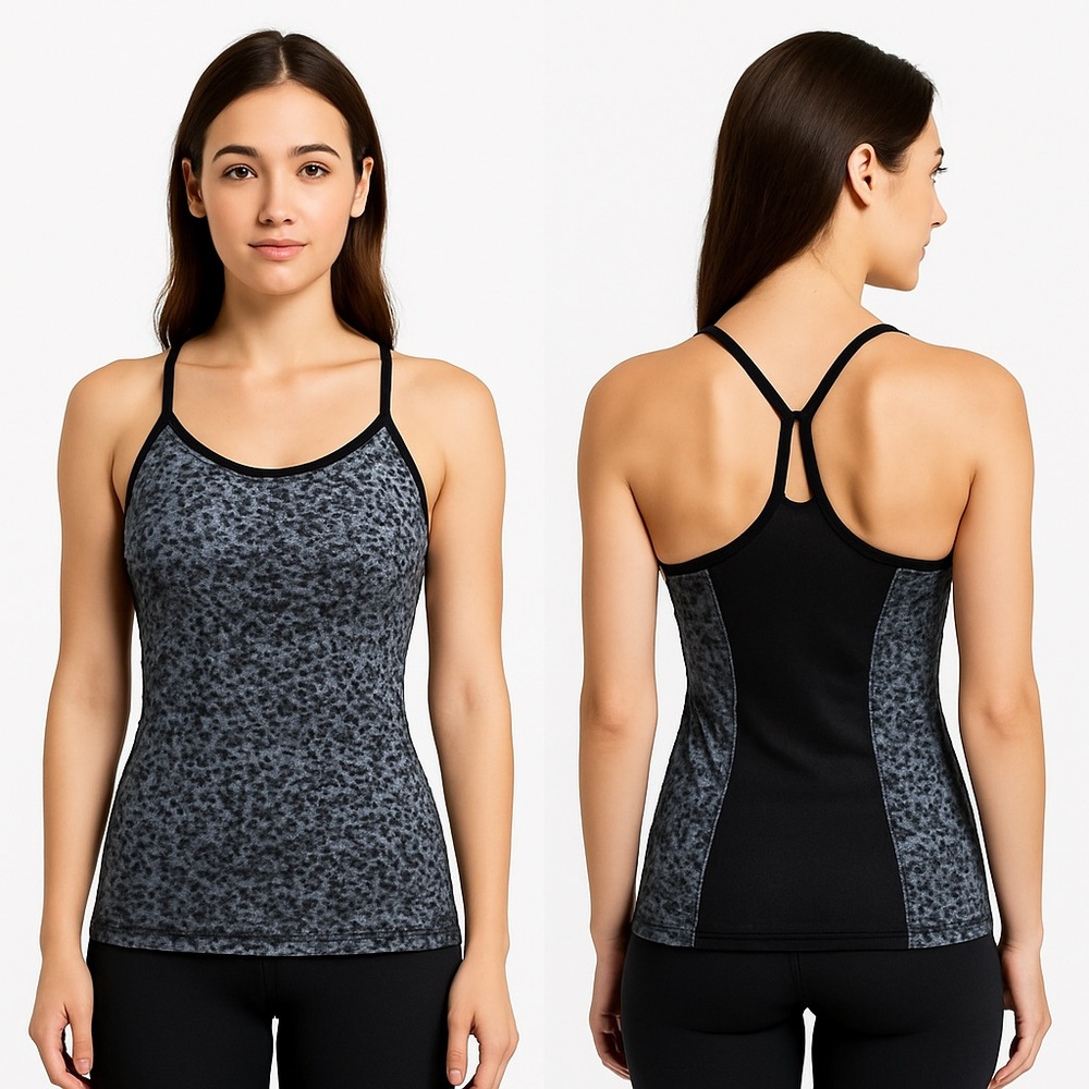 Champion Black Grey Workout Athletic Tank Top